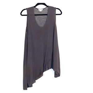 Helmut Lang Dark olive sleeveless tunic sz. M